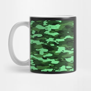 Camouflage Green Print Pattern Mug